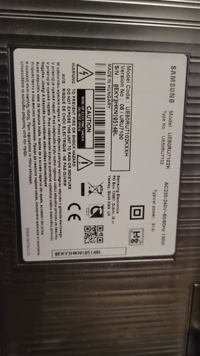 Piese TV Samsung UE50RU7102K