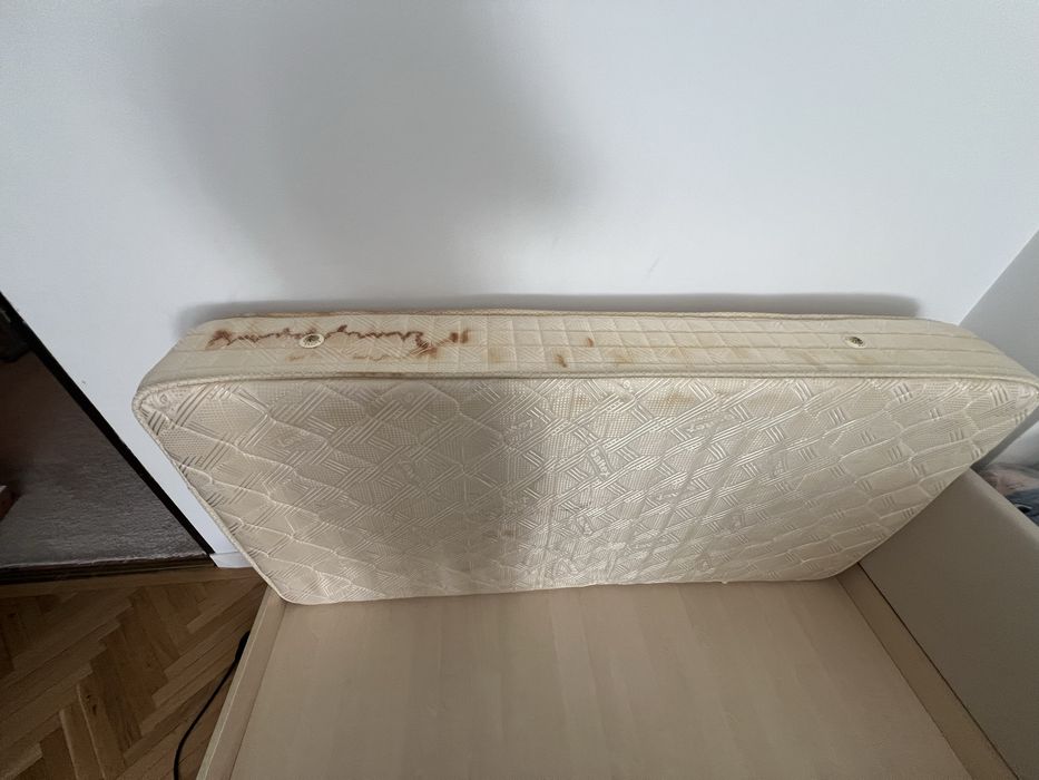 Pat copil cu saltea si protectie laterala