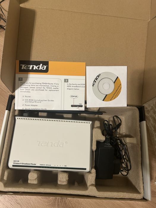 Рутер Tenda Wireless-N W311R и TP-LINK