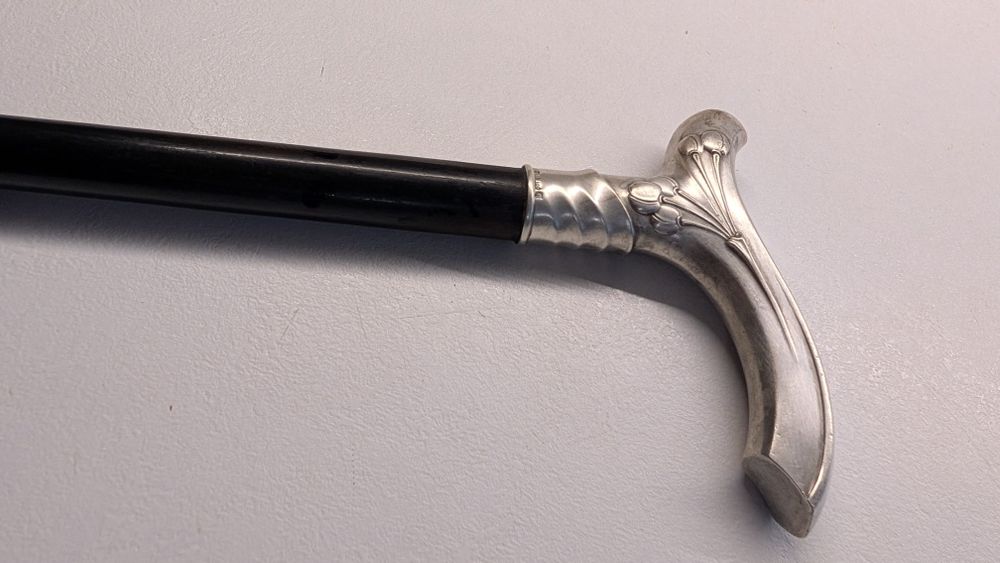 Baston mâner argint