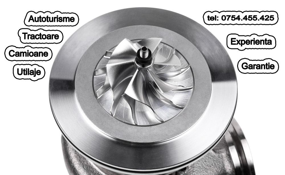 Turbina 1.6 Ford Focus 1.6 tdci 109cp Turbo nou reparat Service Montaj