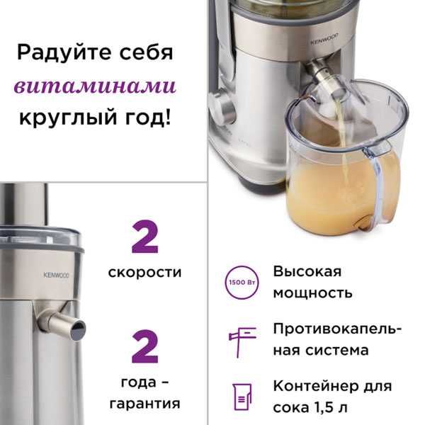 Соковыжималка Kenwood JE850