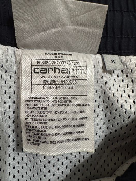 CARHARTT Wip Chase Swin Trunks.