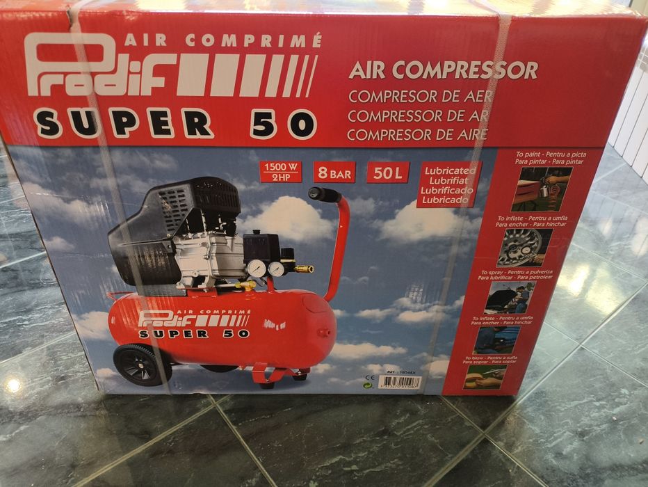 Компресор за въздух 50л Prodif Super 50