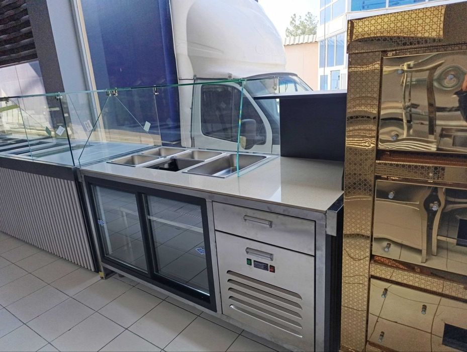 Стол холодильник из нержавейки Ресторан Кафе Магазин 600