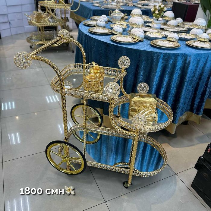 Кухонная Тележка для дома, тележка для сервировки домашнего бара