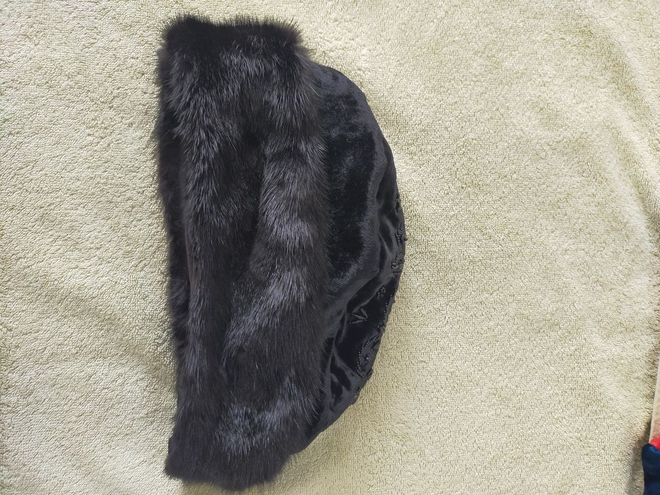 Этно шапка с норкой