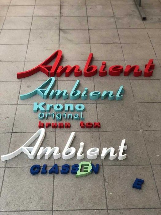 Reclame/Sigle/Logo/Forme 3D personalizate din polistiren