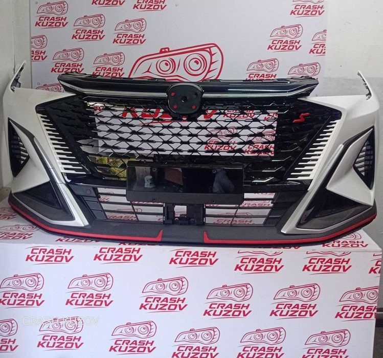 Передний бампер в сборе (белый) Changan X5 Plus