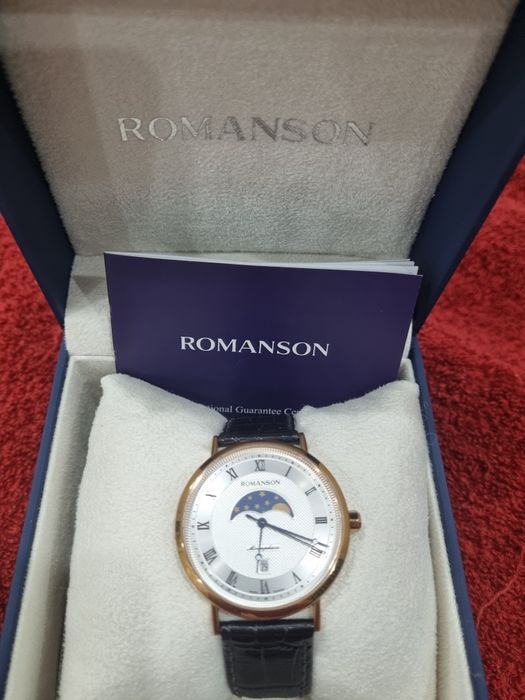 Продам в новом состоянии позалоченные часы Romanson
