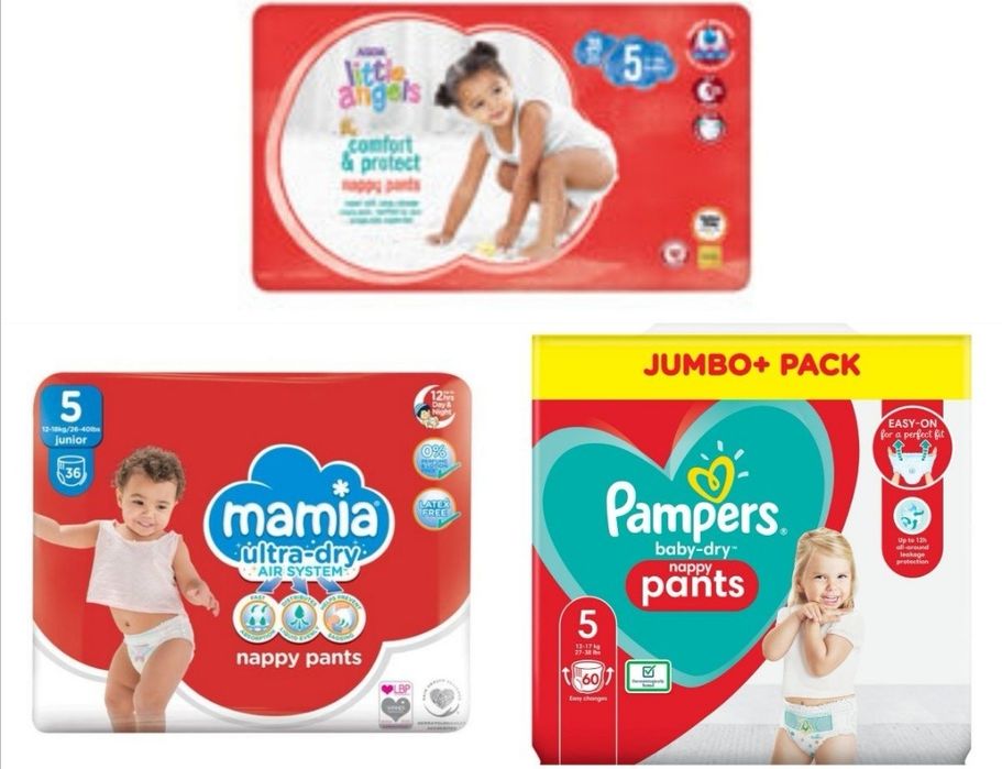 Доставка до адрес в София:памперси от Англия-Little angels, Mamia и др