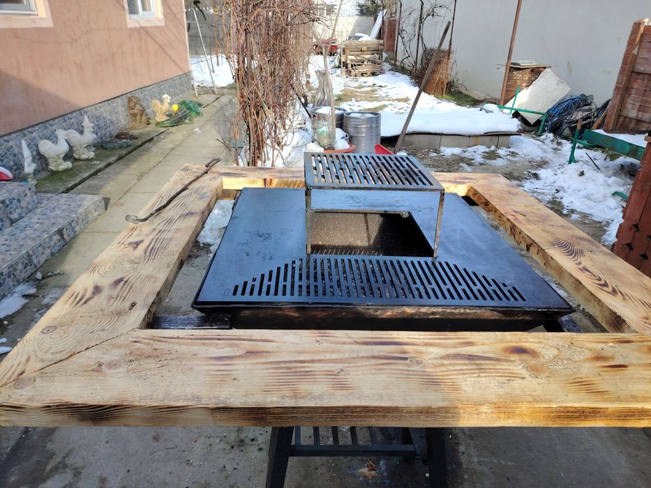 Grătar patrat cuubplita