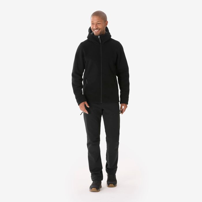 Polar Călduros Drumeție Nh500 Negru - produs resigilat Decathlon