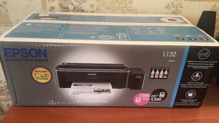 Принтер Epson L132 — струйный принтер