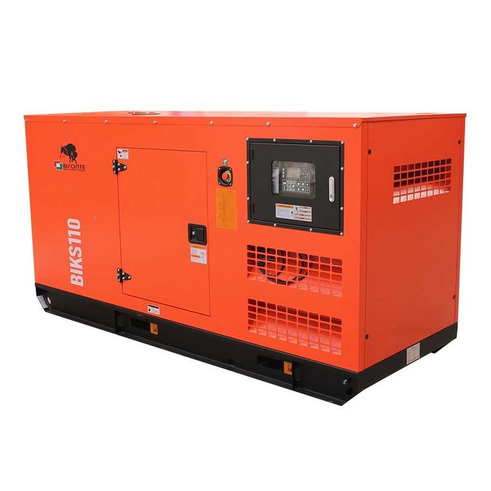Generator de curent Bisonte BIKS110, insonorizat, Pmax=110kVA 400V ATS inclus