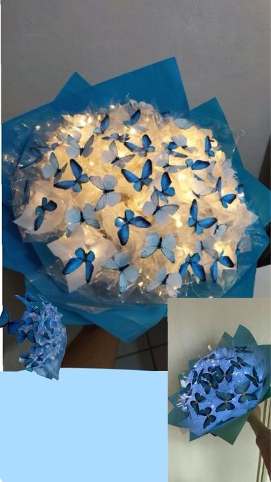 Букет из бабочек