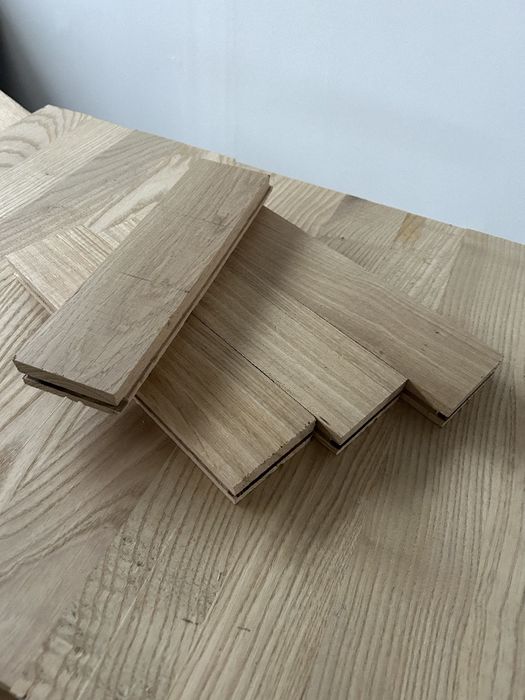 Trepte mana curenta parchet lemn masiv fag, stejar, Mobilemn