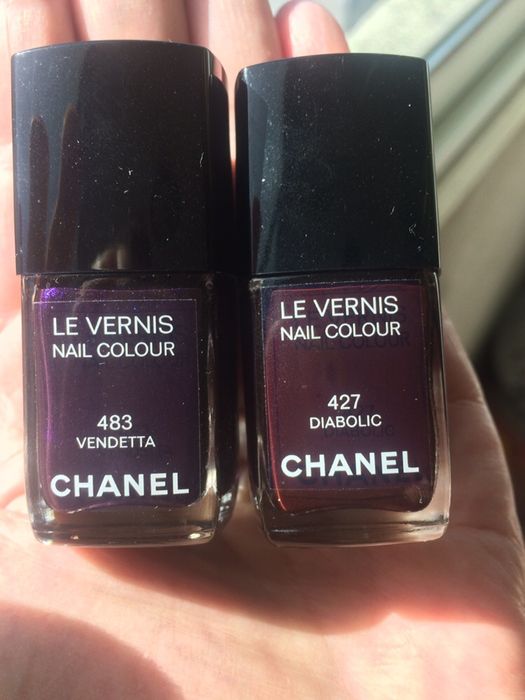 Лак за нокти Channel Сенки на Dior и Le Blanc de Chanel