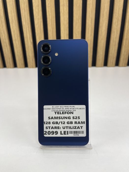 Samsung S25 128GB / 12Gb Ram FACTURA/GARANTIE #54996