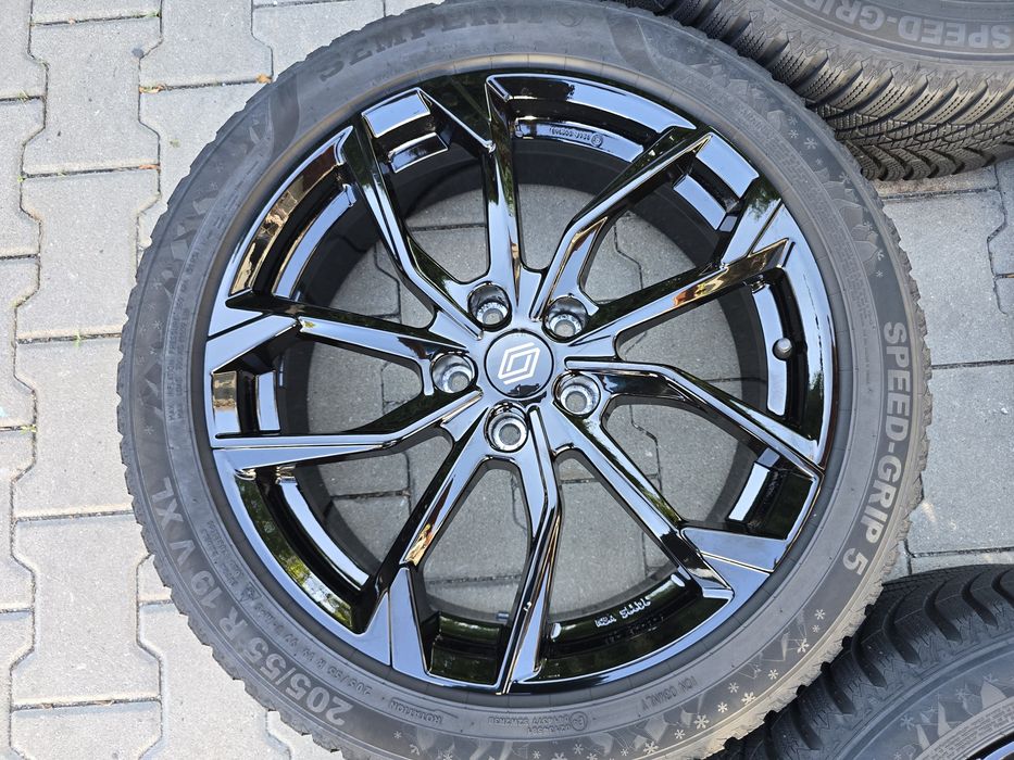 Set jante aliaj Originale Renault 19" Noi cu  anvelope  205/55 R19  Austral   Koleos   Captur   Megane   Arkana   Espace   Scenic   5x114.3mm