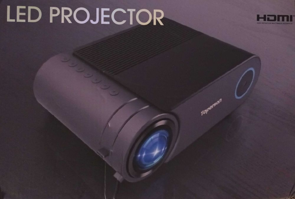 Видео проектор Toperson HD Dolby WiFi Bluetooth 8000 лумена,1080P гр ...