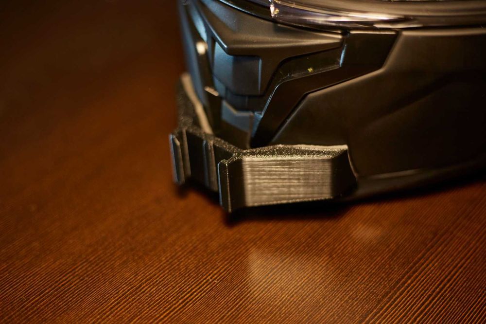 Chin mount/ Prindere/ Montura GoPro - casca moto AGV,Shoei,HJC, Arai