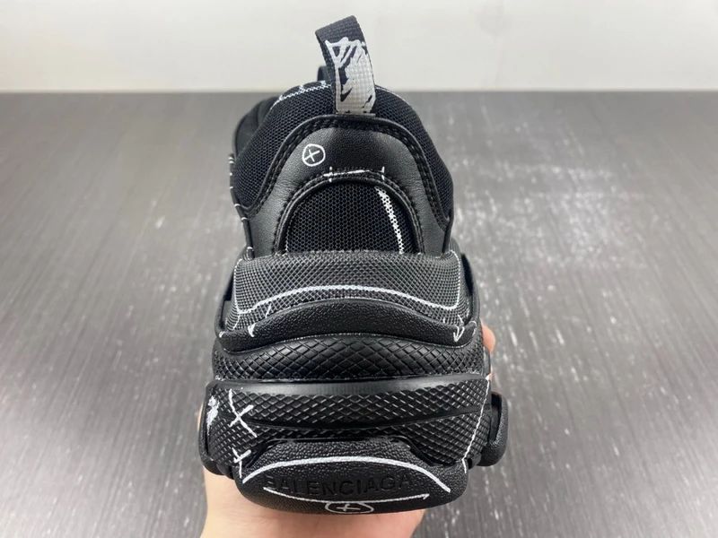 Balenciaga Triple S - Black/Dark Green/Dark Grey | РАЗМЕРИ: 35 до 46