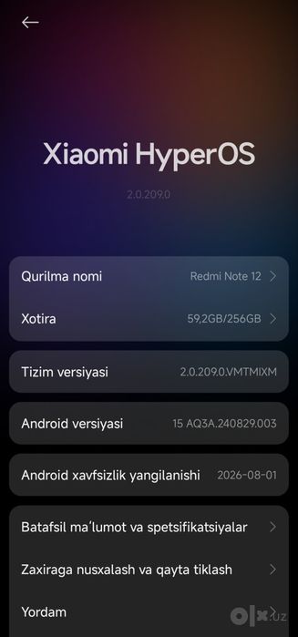 Redmi Note 12 8/256