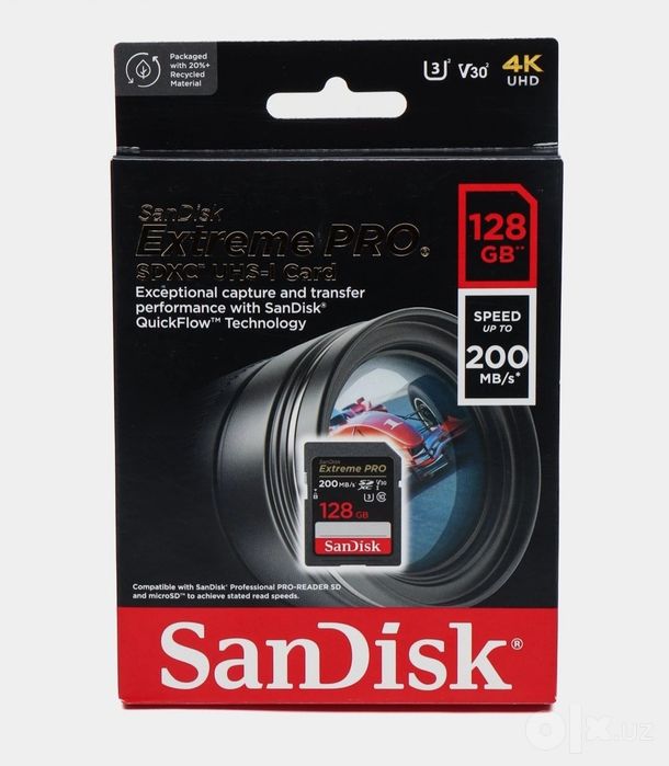 Sandisk EXTREME PRO 4K 200mbps:
