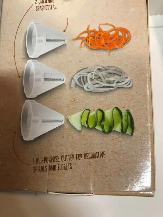 Ernesto Spiral Vegetable Cutter Set - Спираловидни резачки за зеленчуци и плодове!
