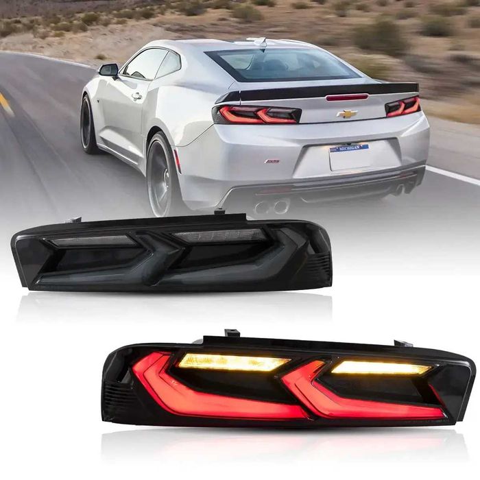 Стопове с динамични жълти мигачи за Chevrolet Camaro 2016 - 2018