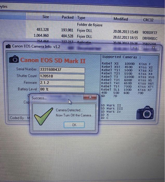 Canon 5D Mark 2 stare perfecta