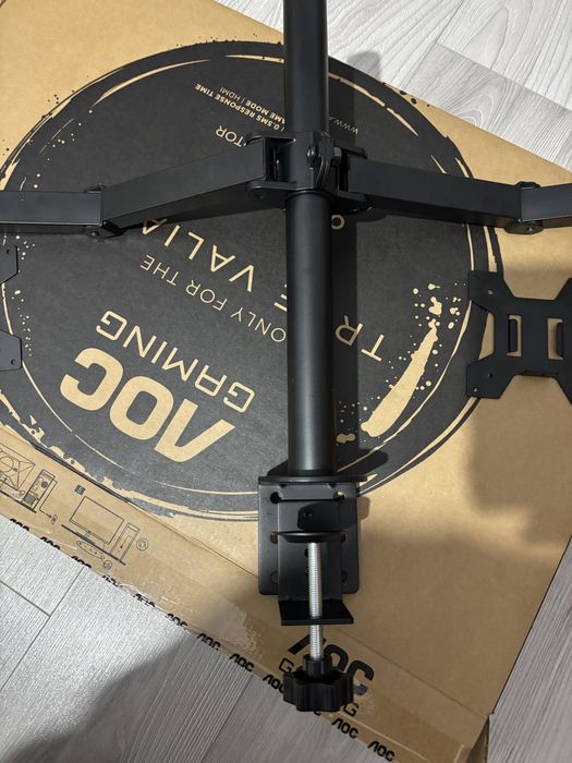 Suport 2 monitoare prindere birou