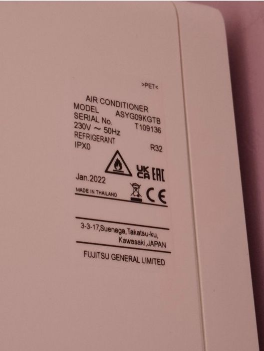 Fujitsu General 09KGTB/KGCА