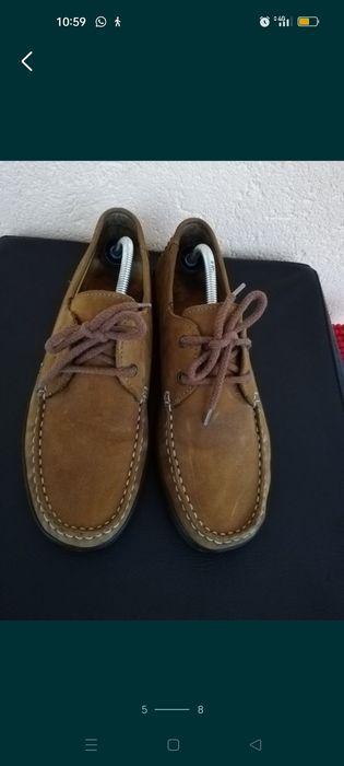 Mocasini Camel piele întoarsă nr 44 bărbați
