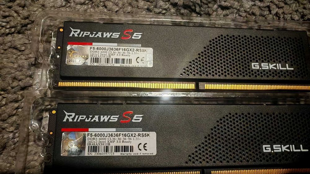 Рам памет G.Skill Ripjaws S5 2x16GB 32GB DDR5 6000Mhz