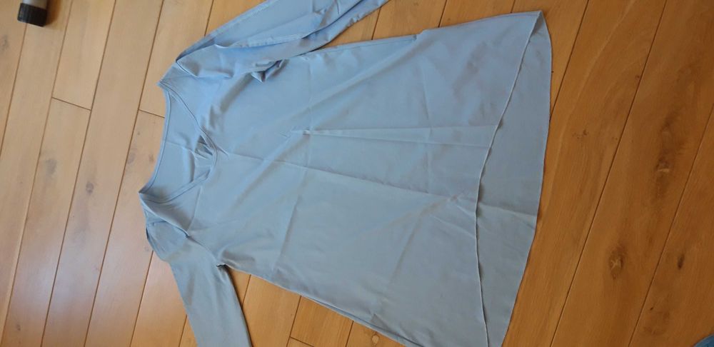 Рокли- 3бр  и туника- гълъбово - син цвят