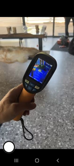 Обнаружение мест протечка воды. Акустический течеи и тепловизором ...