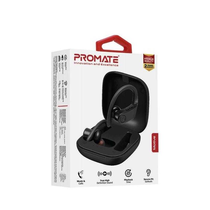 Casti PROMATE Motive True Wireless Bluetooth In-ear Microfon sigilate noi