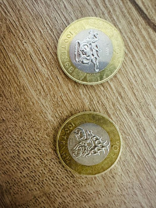 Монеты 100тенге коллекционные