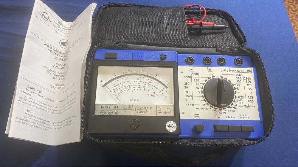 Тестер Ц4342 М1 (мультиметр)