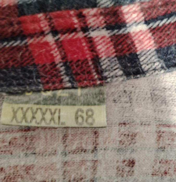 Рубашка мужская в клетку