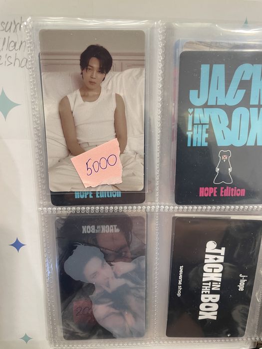 Оригинальные к-поп карты BTS