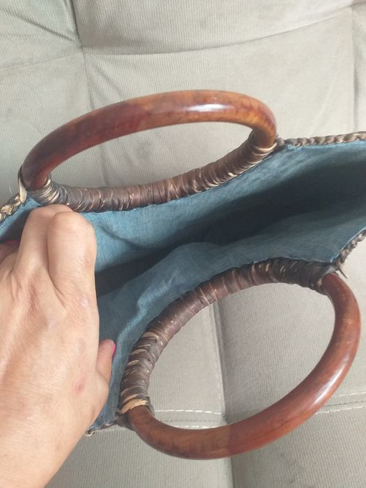 Сумка женская соломенная