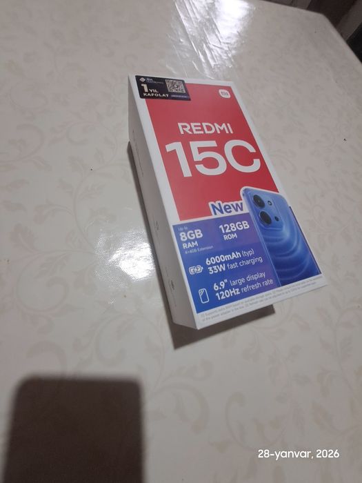 Redmi 15 c 128 gb