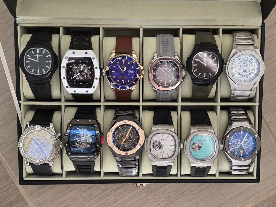 Чисто Нови Луксозни Часовници Rolex, Hublot, Patek Philippe, Audemars Piguet, AP, Richard Mille, RM, Breitling