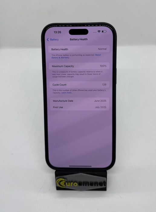 Telefon mobil Apple iPhone 16 Pro Max, 256GB, 5G, Black Titanium -A-