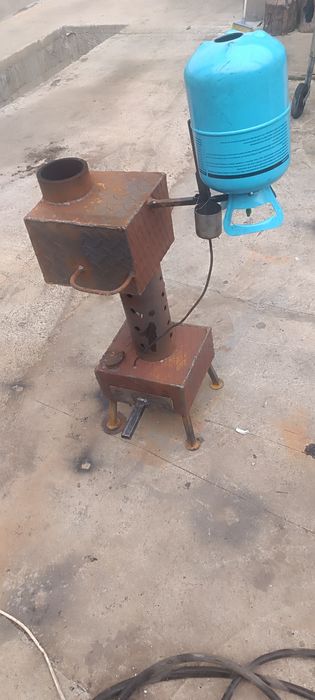 Печка на изгоряло масло