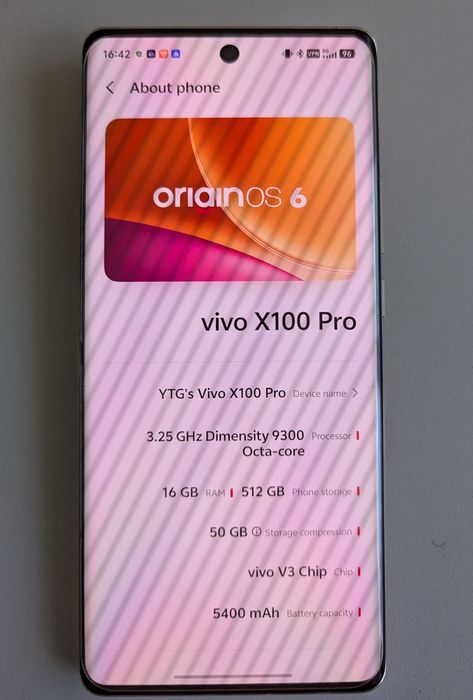 Vivo X100 Pro 16 GB RAM / 512 GB ROM (отличен)