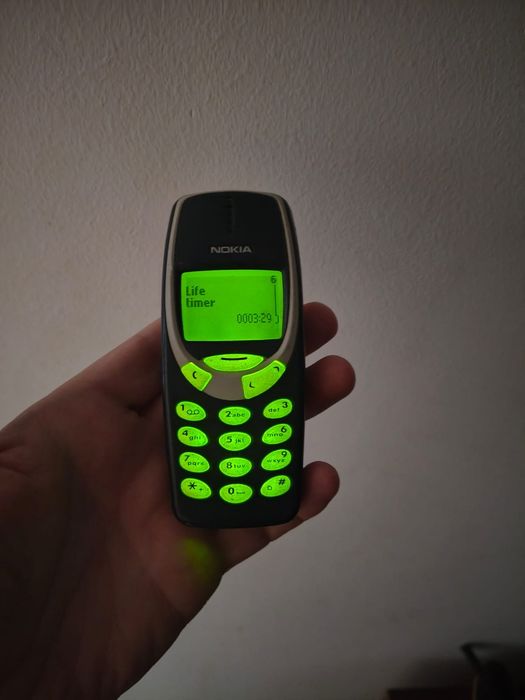 Nokia 3310 ( liber de rețea, lifetimer 3:29, baterie noua)